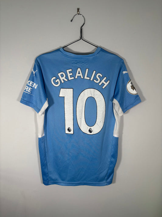 Manchester City Home Shirt 2021/22 Jack Grealish (XLB)