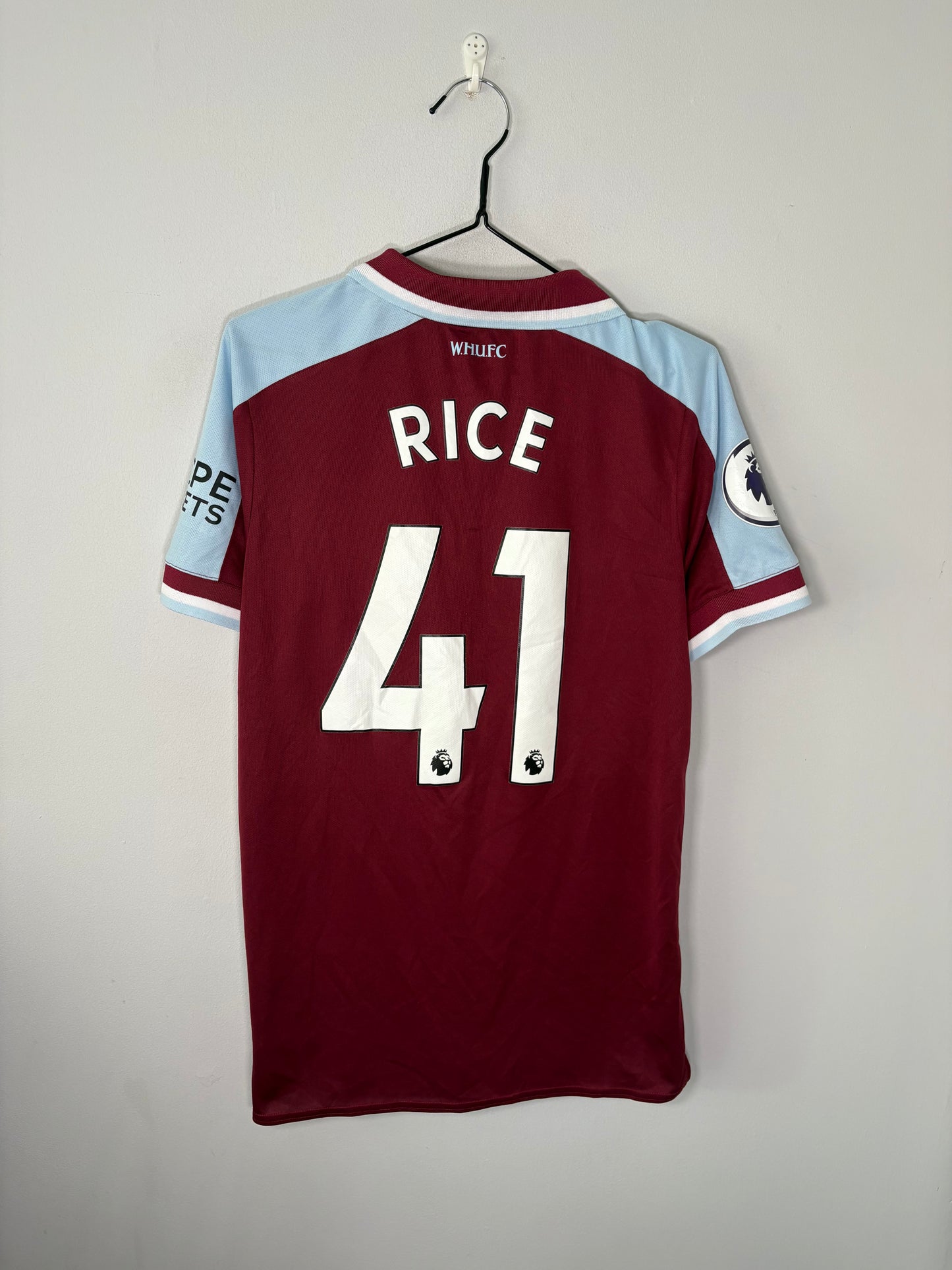 West Ham United Home Shirt 2021/22 Rice (M)