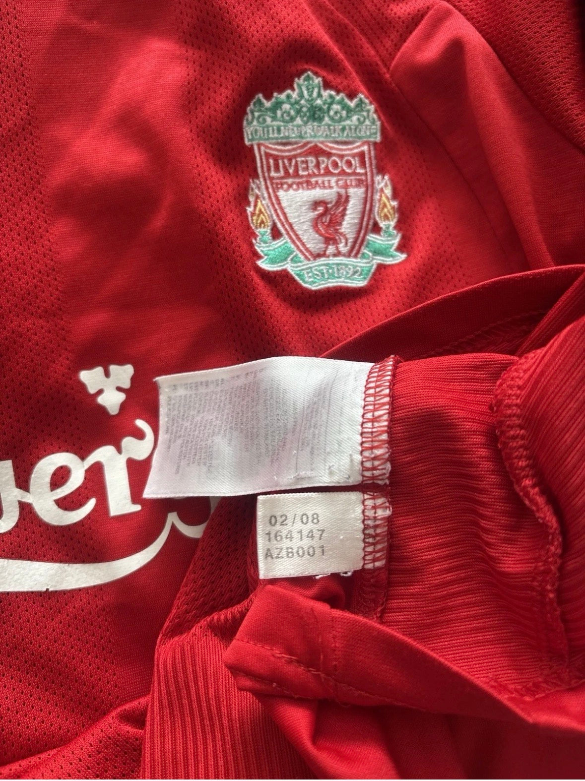 Liverpool Home Shirt 2008/09 (MB)