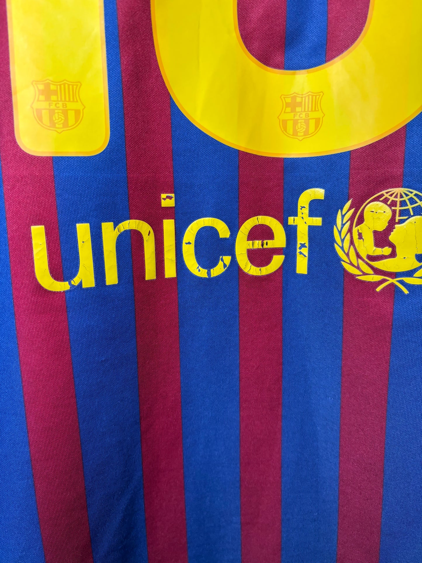Barcelona Home Shirt 2011/12 Lionel Messi (M)