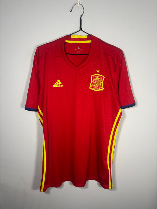 Spain Home Shirt 2016 (L)