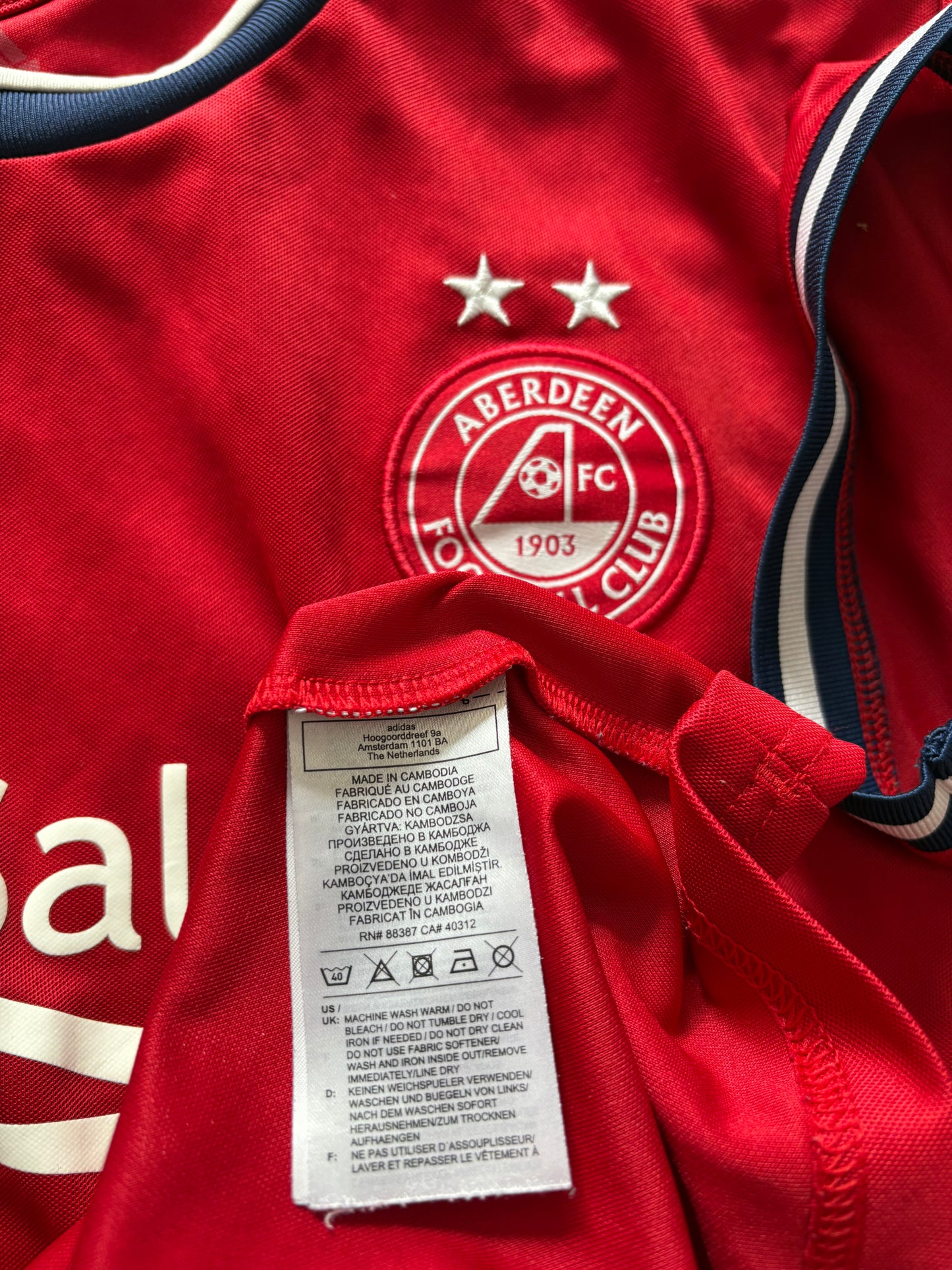 Aberdeen Home Shirt 2021/22 (L)
