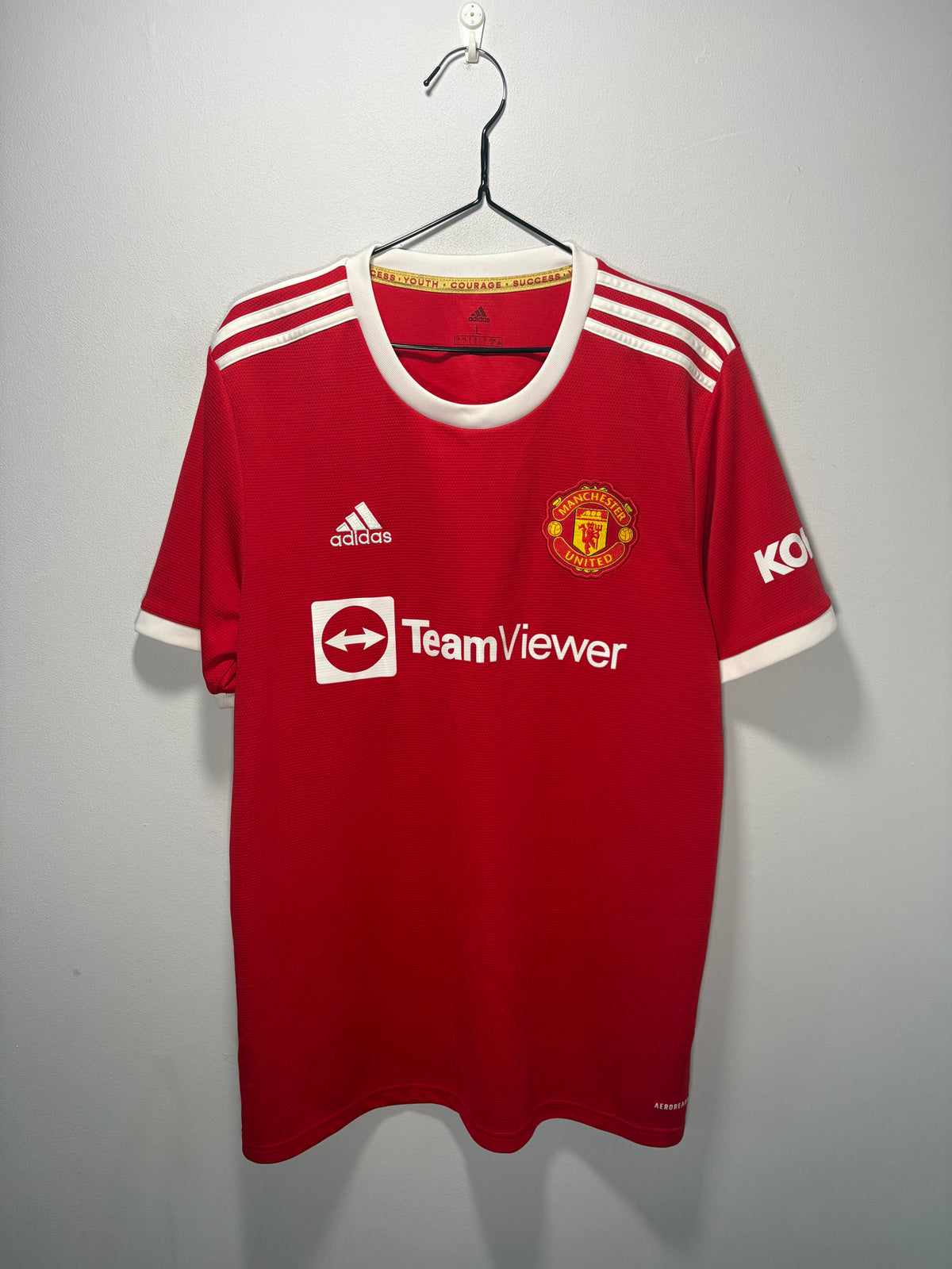 Manchester United Authentic Home Shirt 2021/22 Sancho (L)