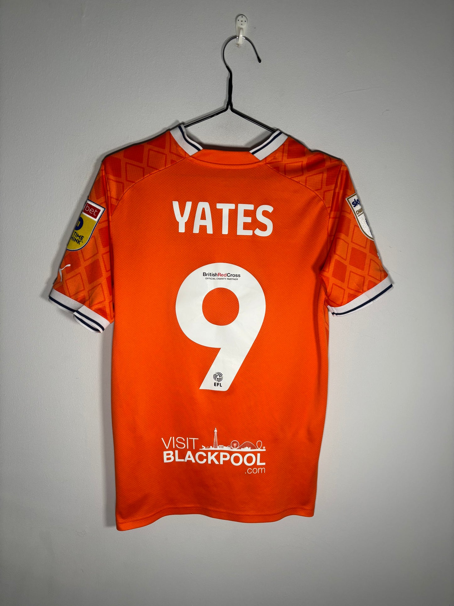 Blackpool Home Shirt 2022/23 Yates (S)