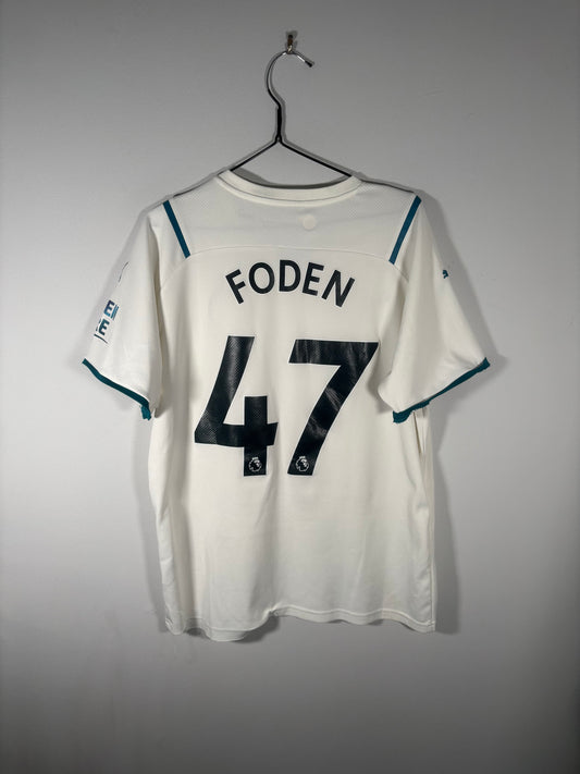 Manchester City Away Shirt 2021/22 Phil Foden (L)