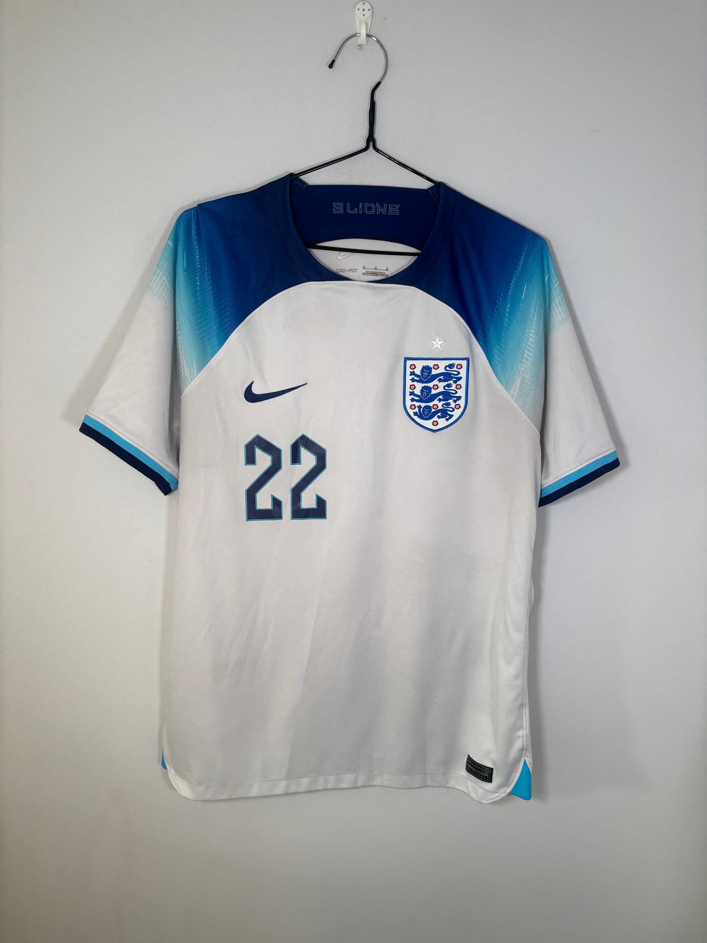 England Home Shirt 2022 Bellingham (M)