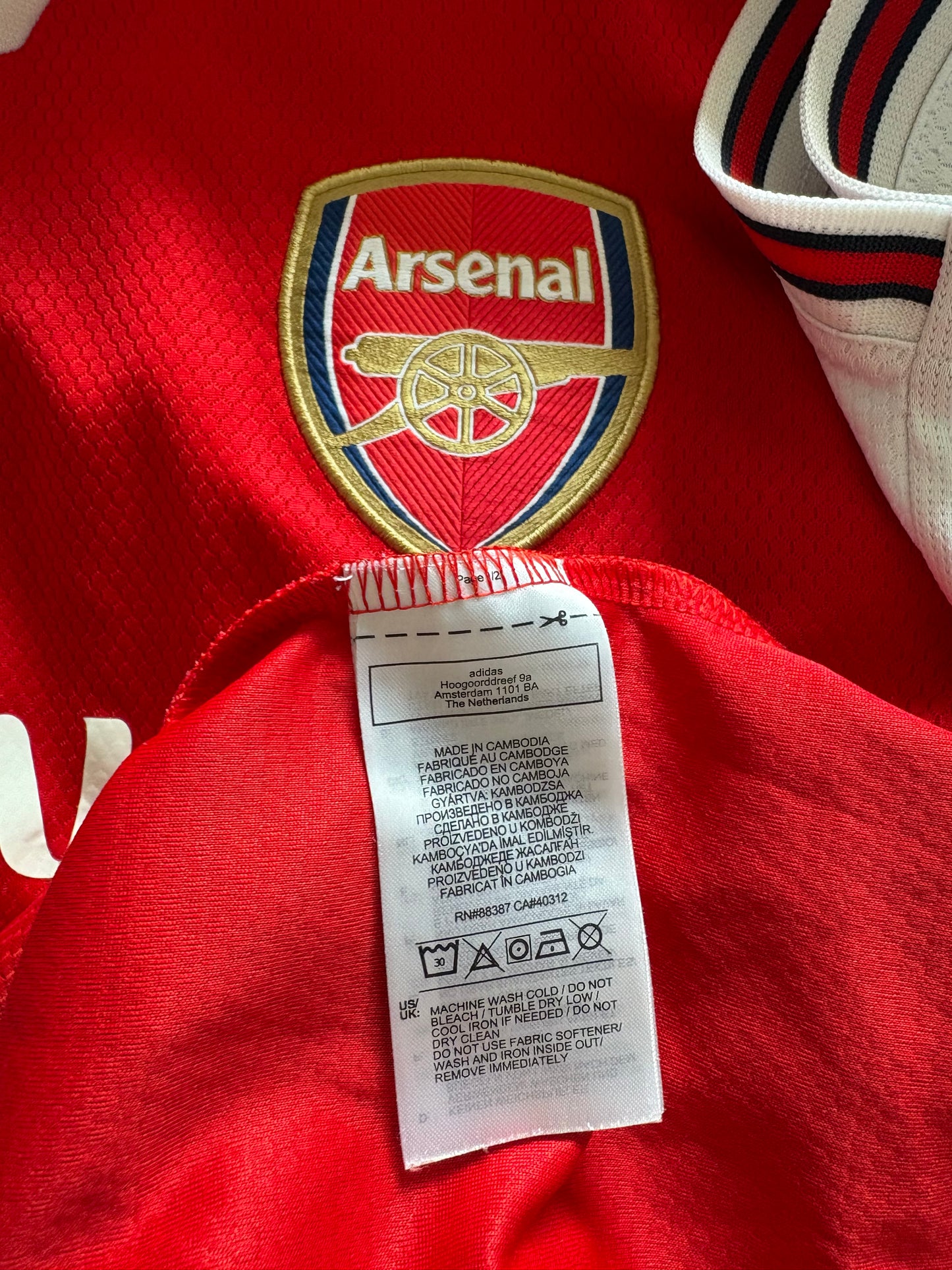 Arsenal Home Shirt 2019/20 Aubameyang (M)