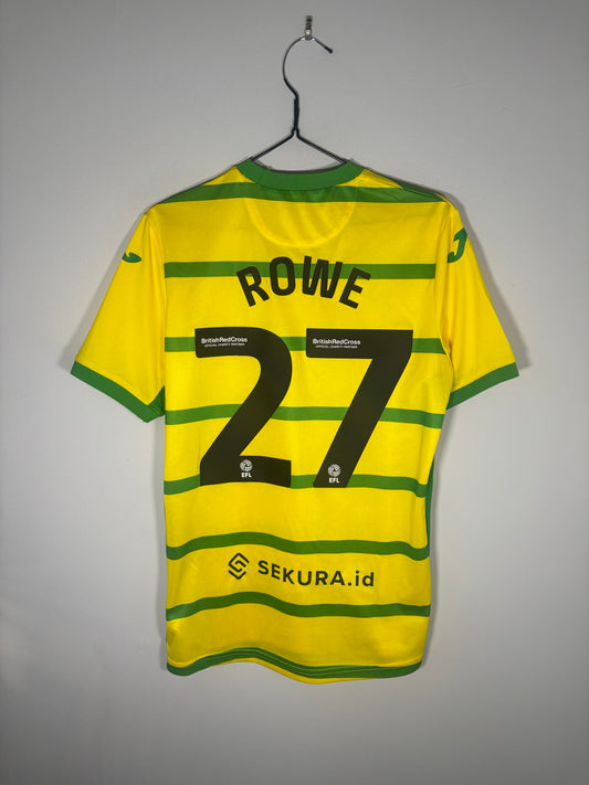 Norwich City Home Shirt 2023/24 Jonathon Rowe (S)
