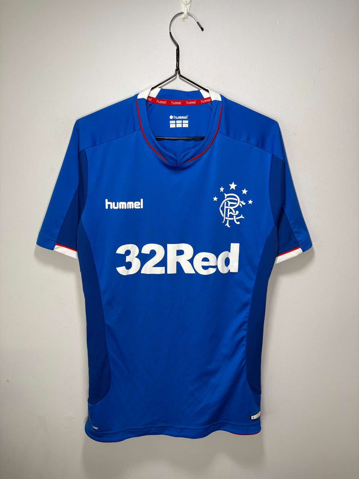 Rangers Authentic Home Shirt 2018/19 Lafferty (S)