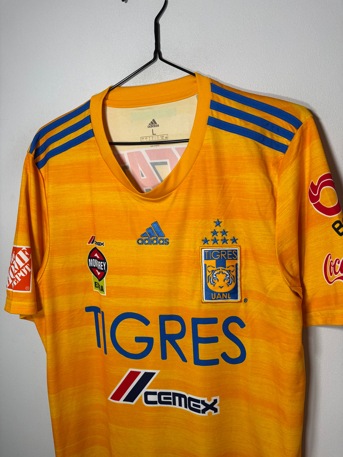 Tigres Authentic Uanl Home Shirt 2019/20 (L)