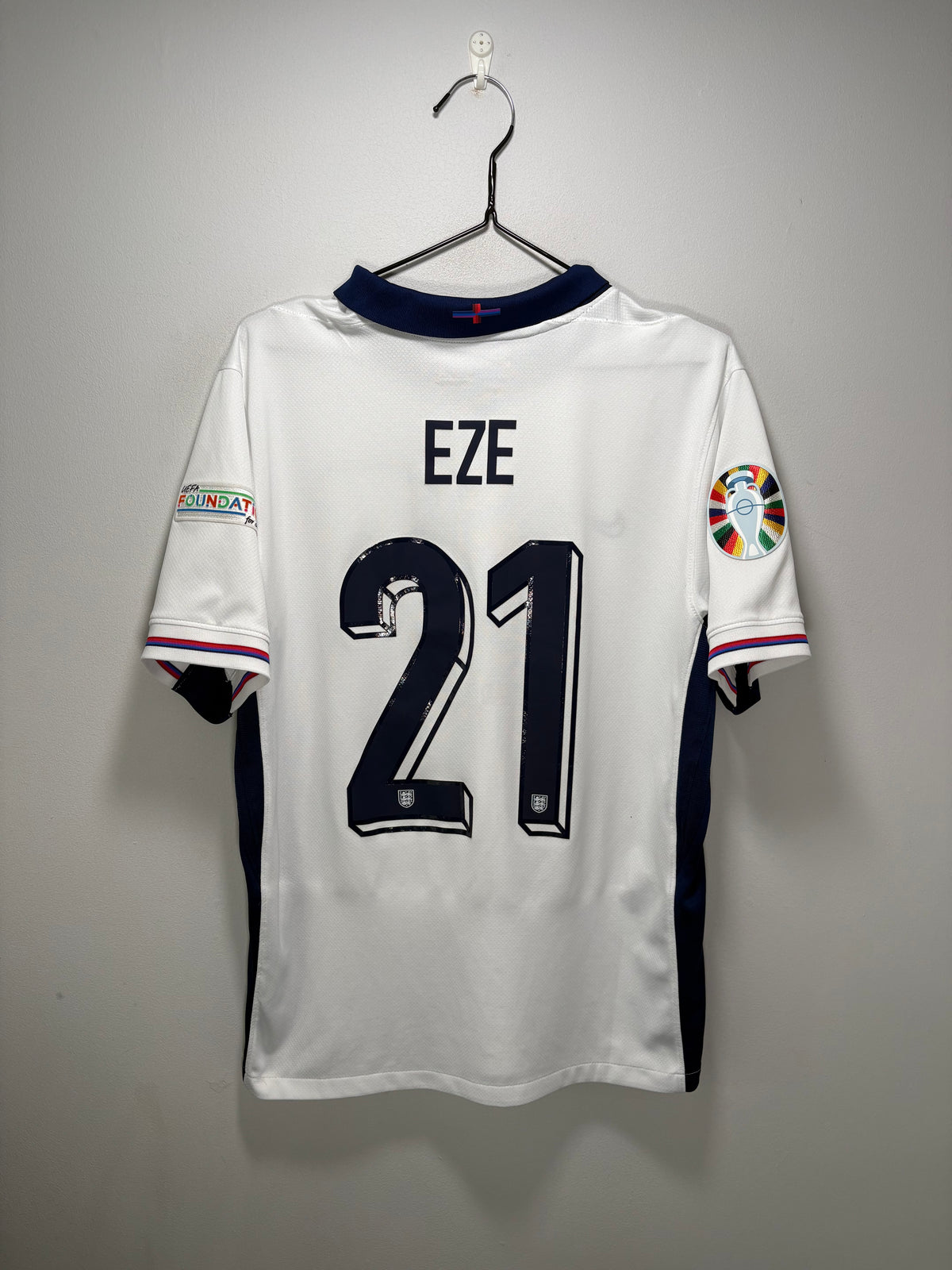 England Authentic Home Shirt 2024 Eze (M)