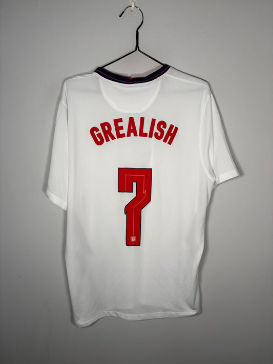 England Authentisk Hjemmebanetrøje 2020  Jack Grealish (XL)