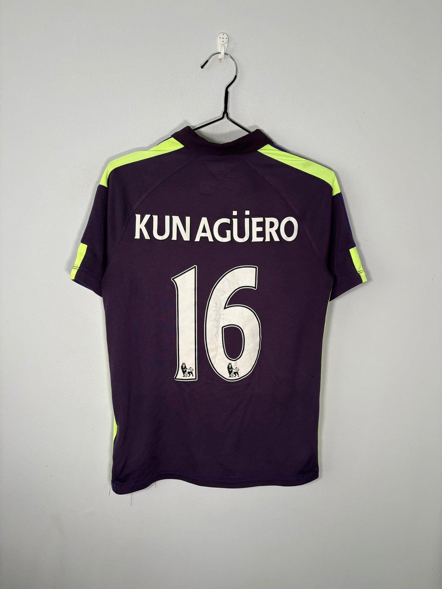 Manchester City Third Shirt 2014/15 Aguero (XLB)