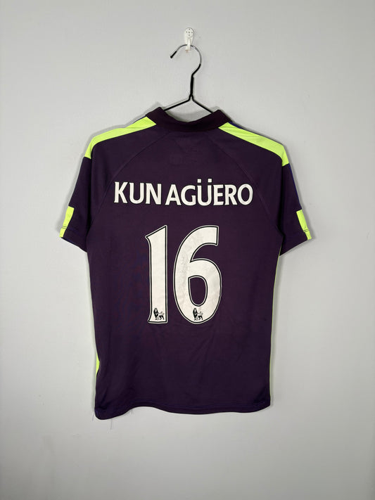 Manchester City Third Shirt 2014/15 Aguero (XLK)