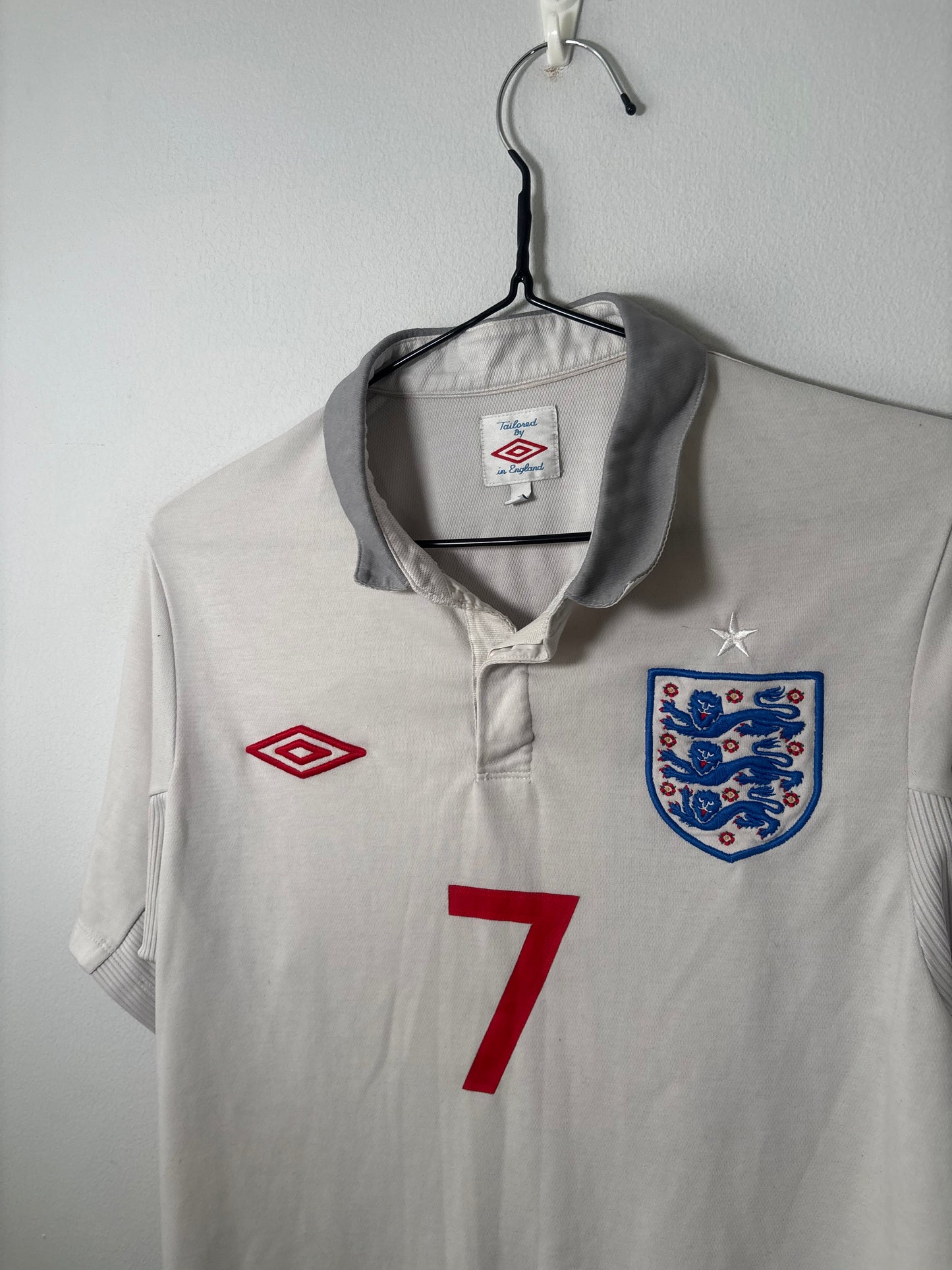England Home Shirt 2010 Beckham (S)