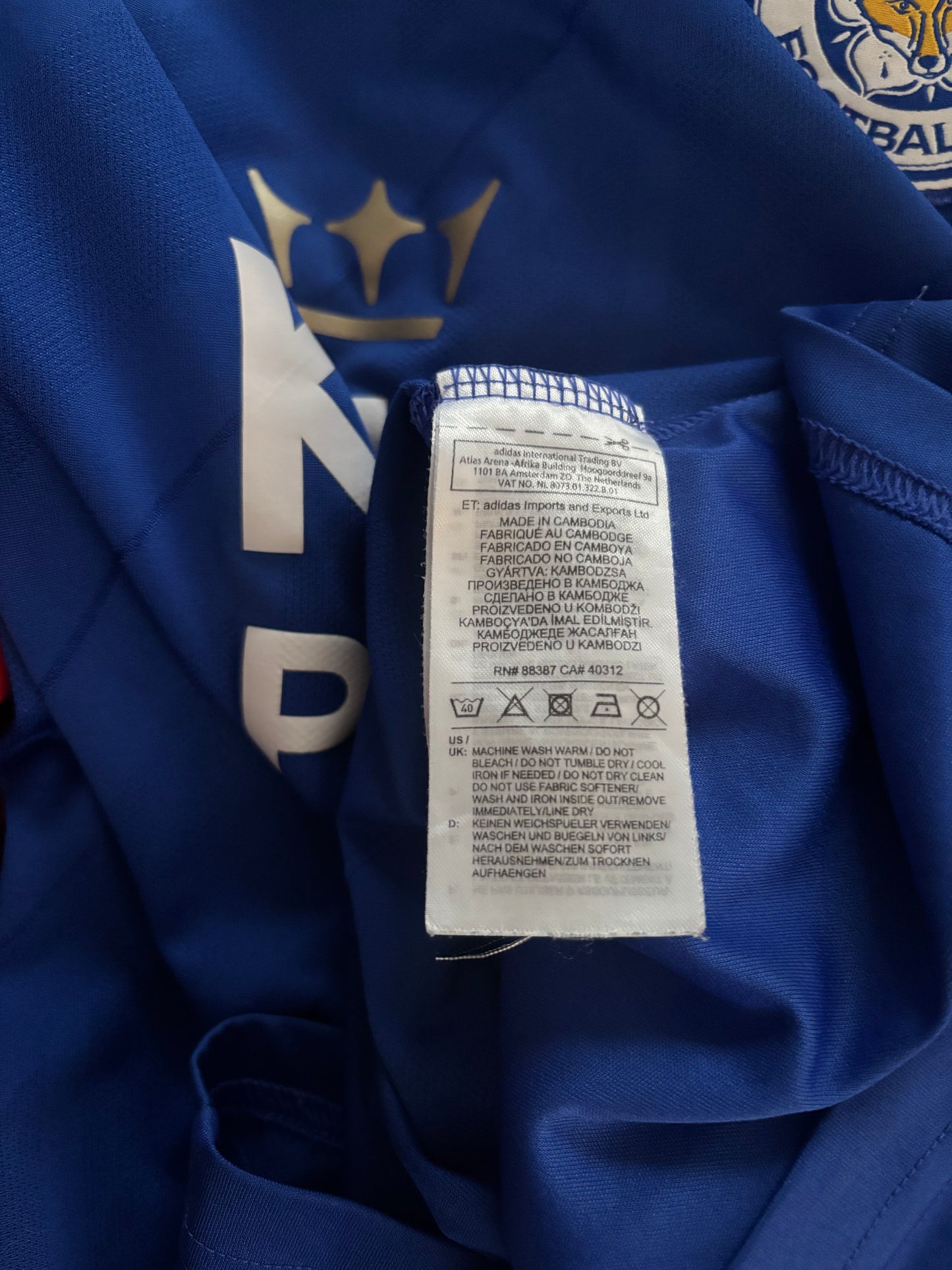 Leicester City Home Shirt 2018/19 (S)