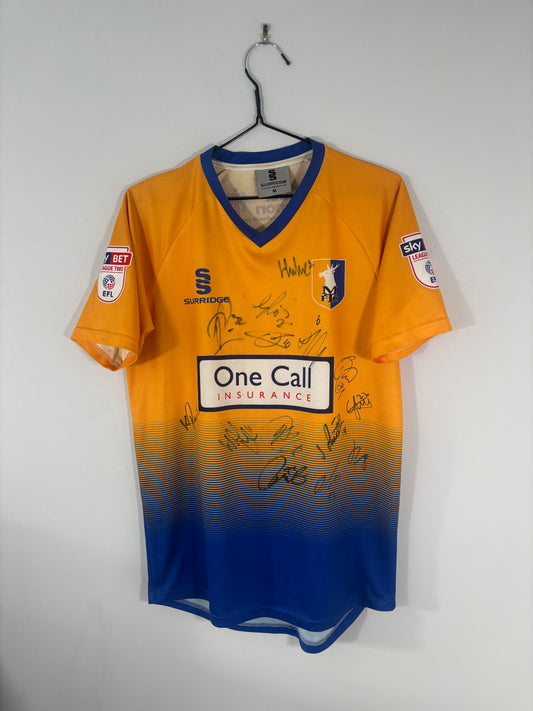 Mansfield Town Signed Home Shirt 2018/19 (M)