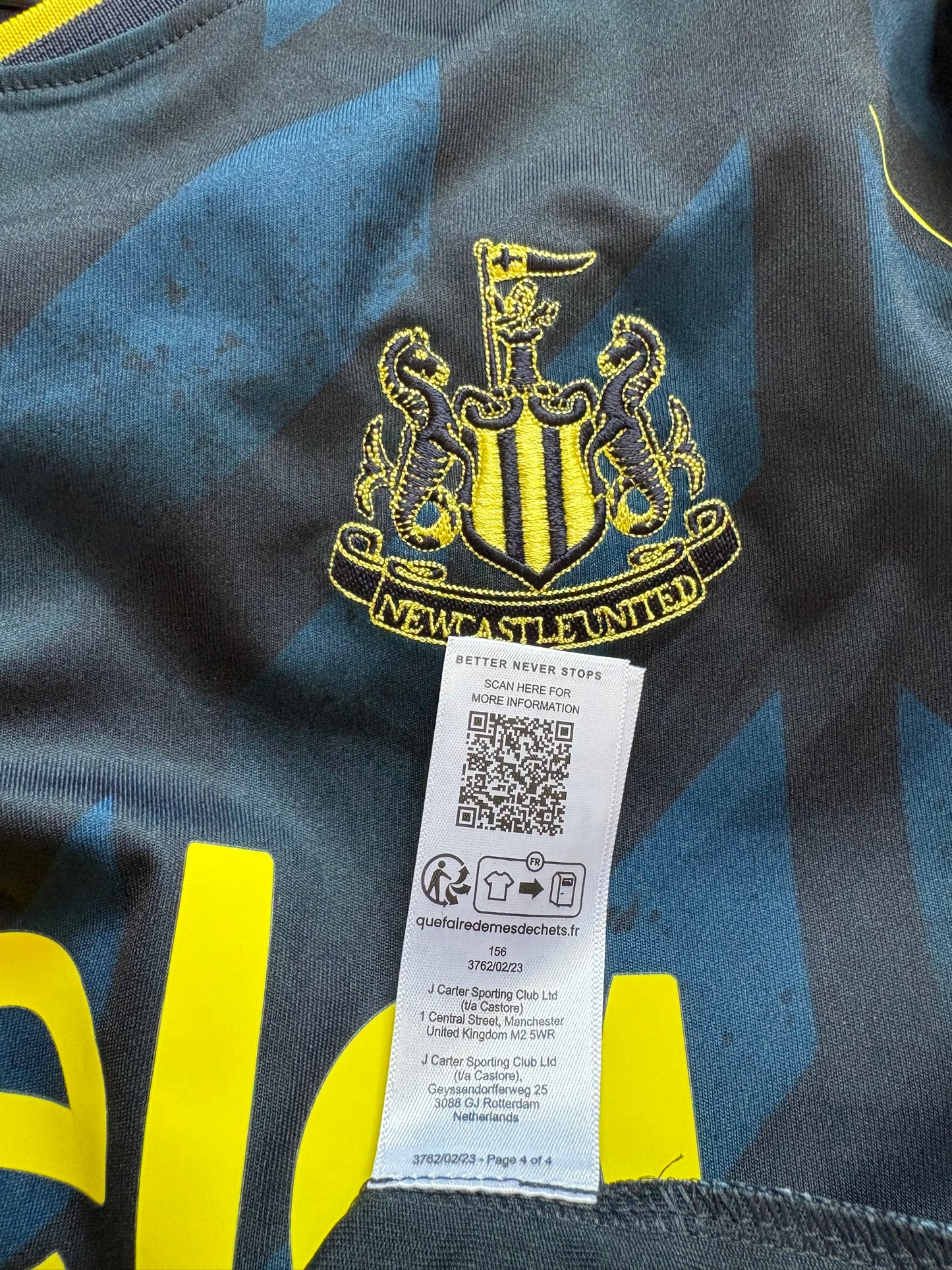 Newcastle United Third Shirt 2023/24 Isak (L)