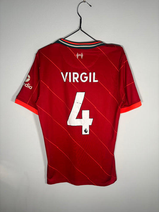 Liverpool Home Shirt 2021/22 Virgil Van Dijk (M)