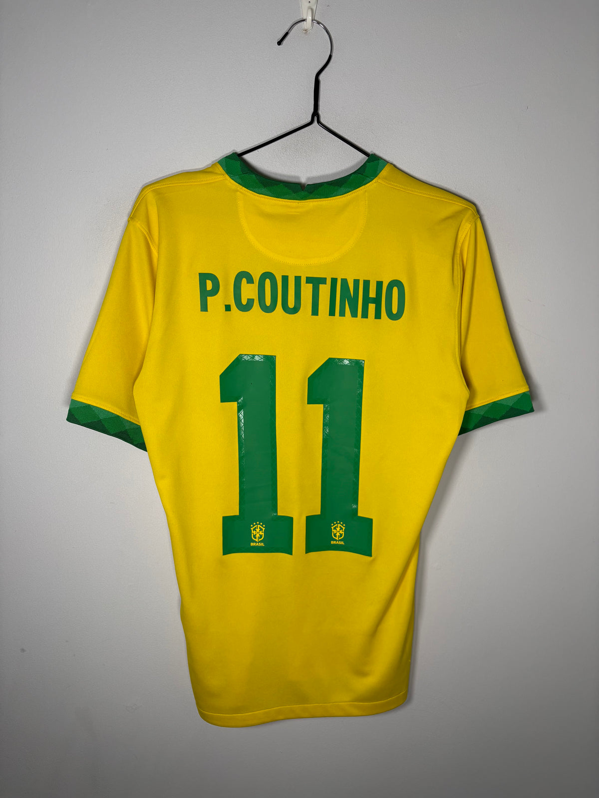 Brazil Home Shirt 2020 Coutinho (S)