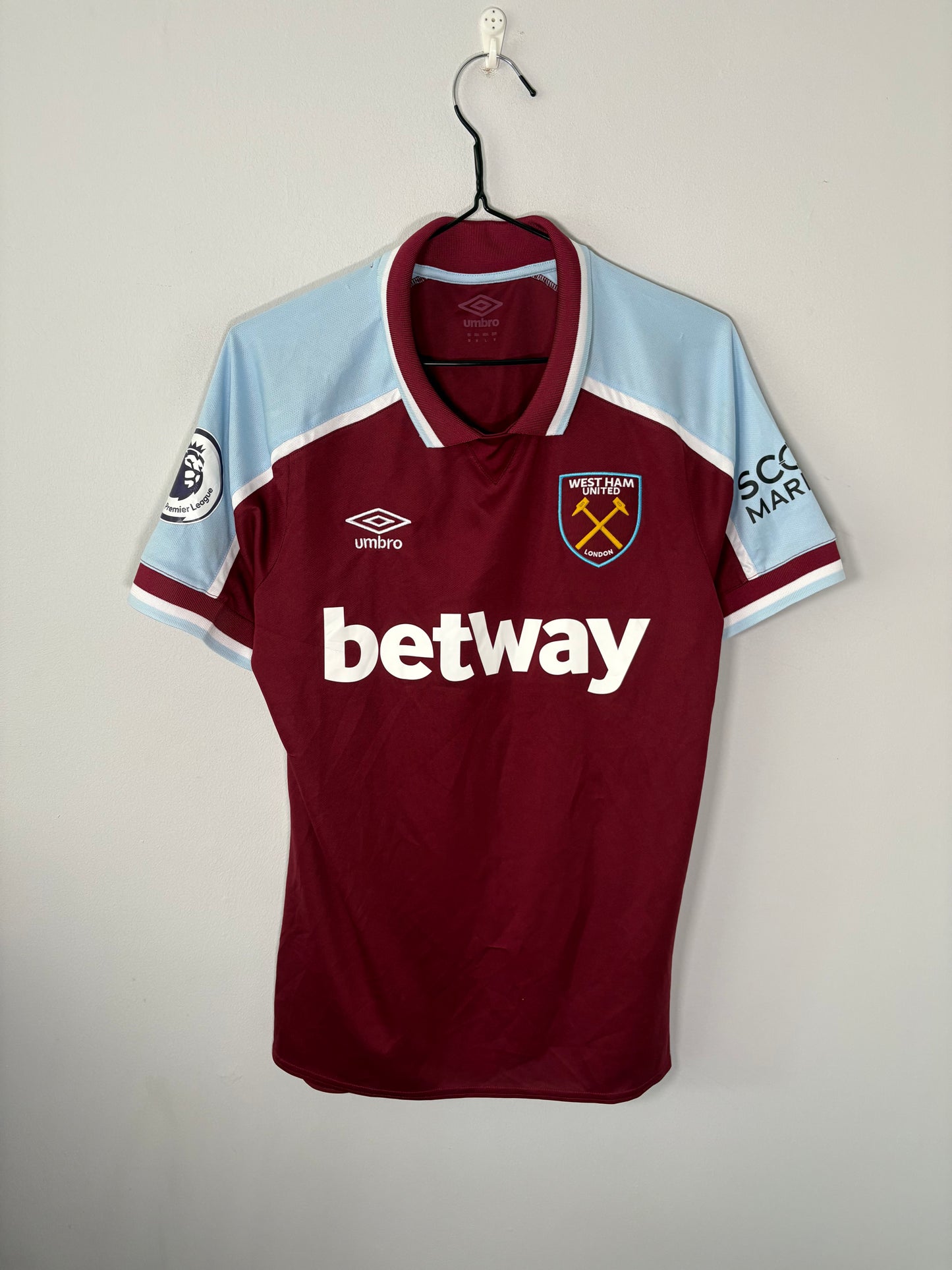 West Ham United Home Shirt 2021/22 Rice (M)