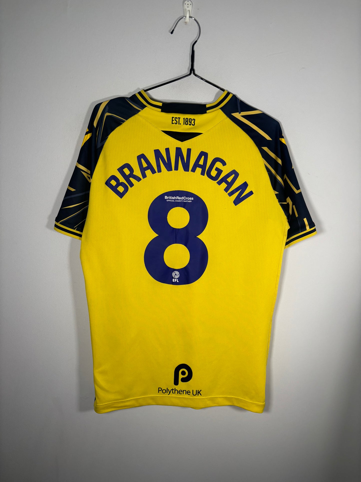 Oxford United Home Shirt 2022/23 Brannagan (L)