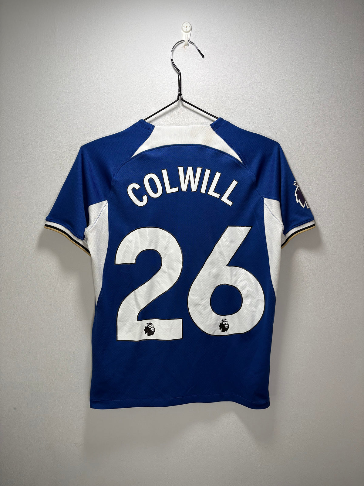 Chelsea Authentic Home Shirt 2023/24 Colwill (LK)