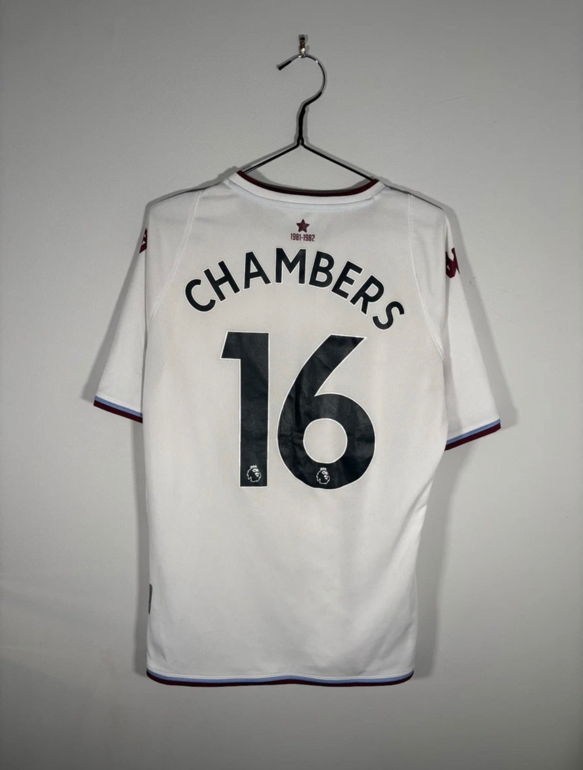 Aston Villa Away Shirt 2021/22 Chambers (M)