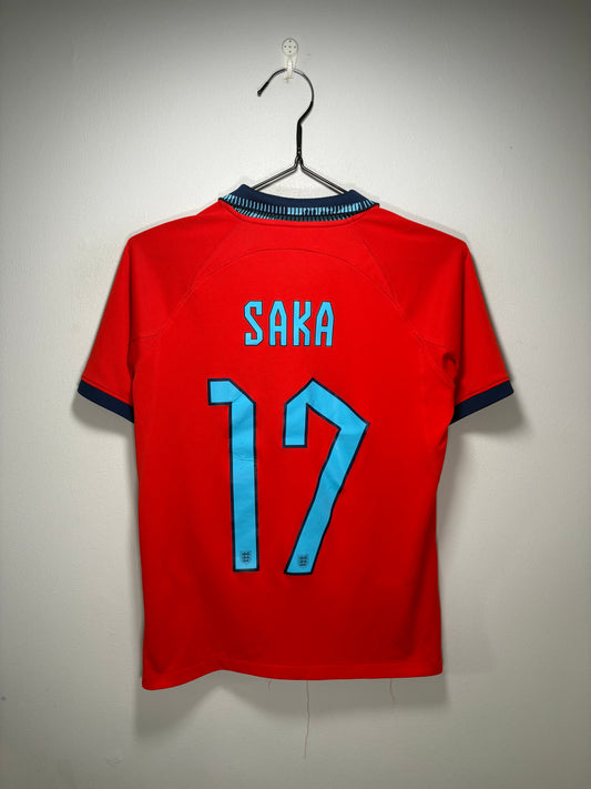 England Authentisk Udebanetrøje 2022 Saka (LK)