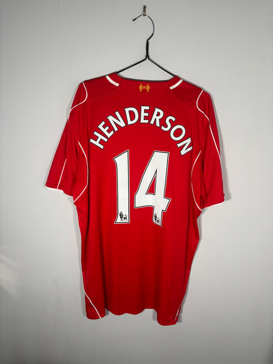 Liverpool Home Shirt 2014/15 Henderson (XXL)