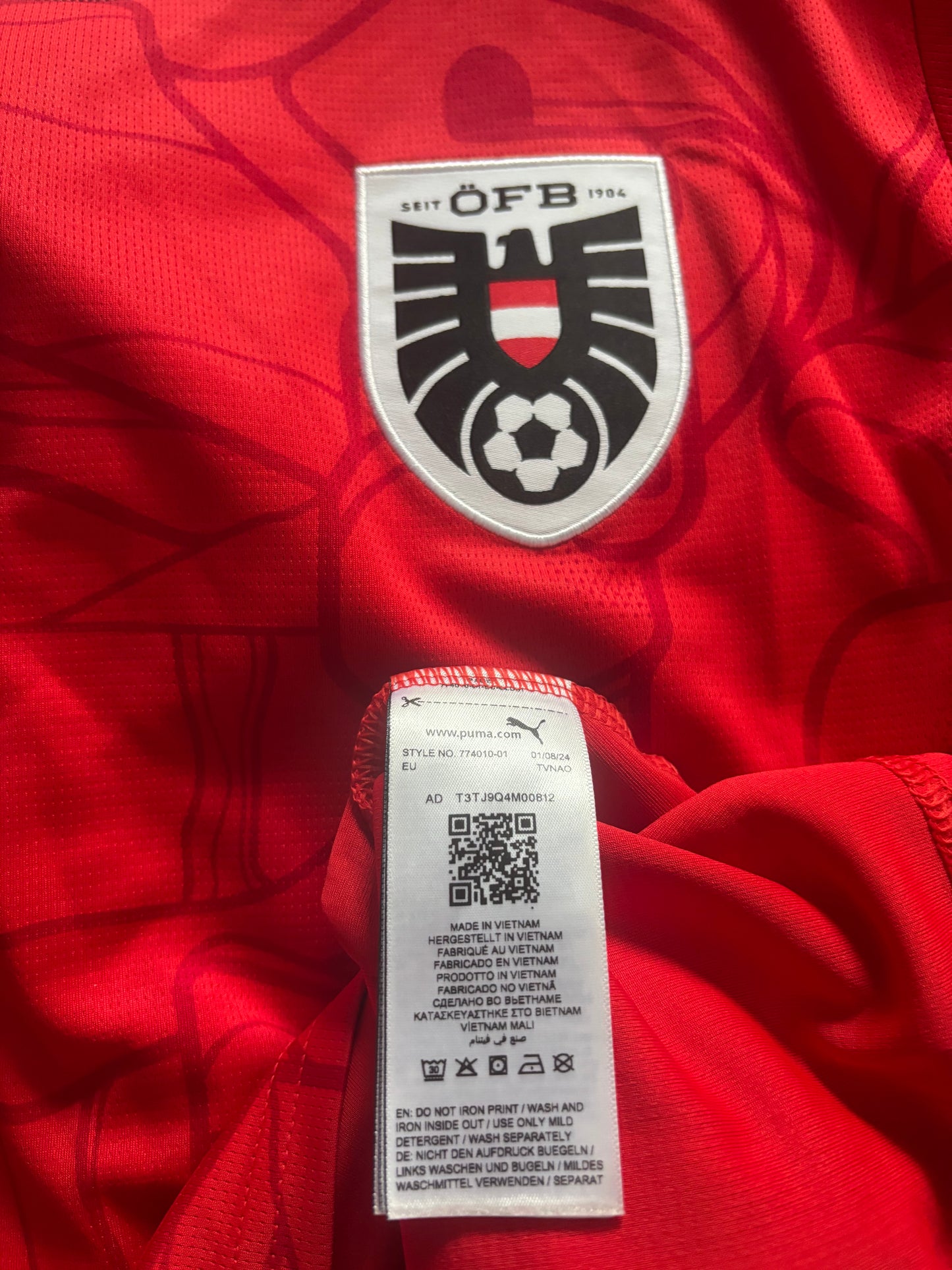 Austria Home Shirt 2024 (XL)