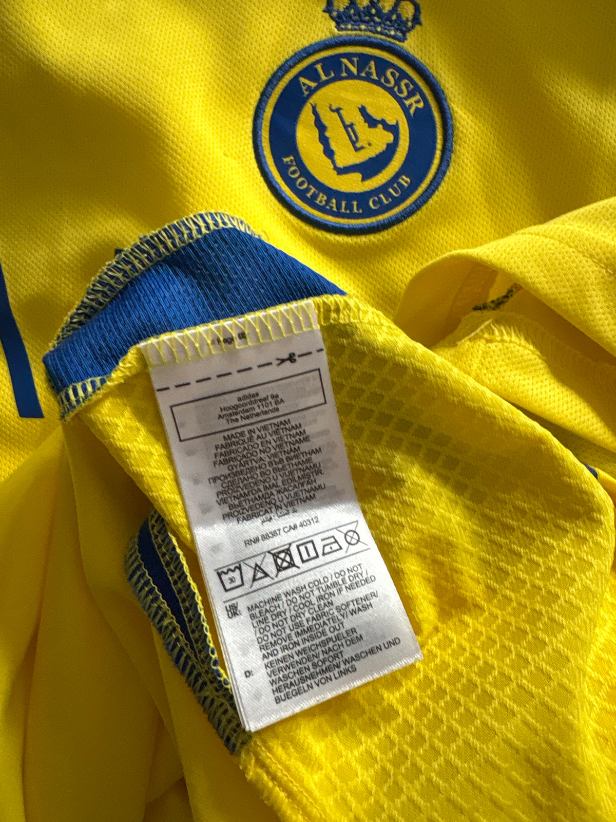 Al Nassar Home Shirt 2024/25 Ronaldo (XLK)