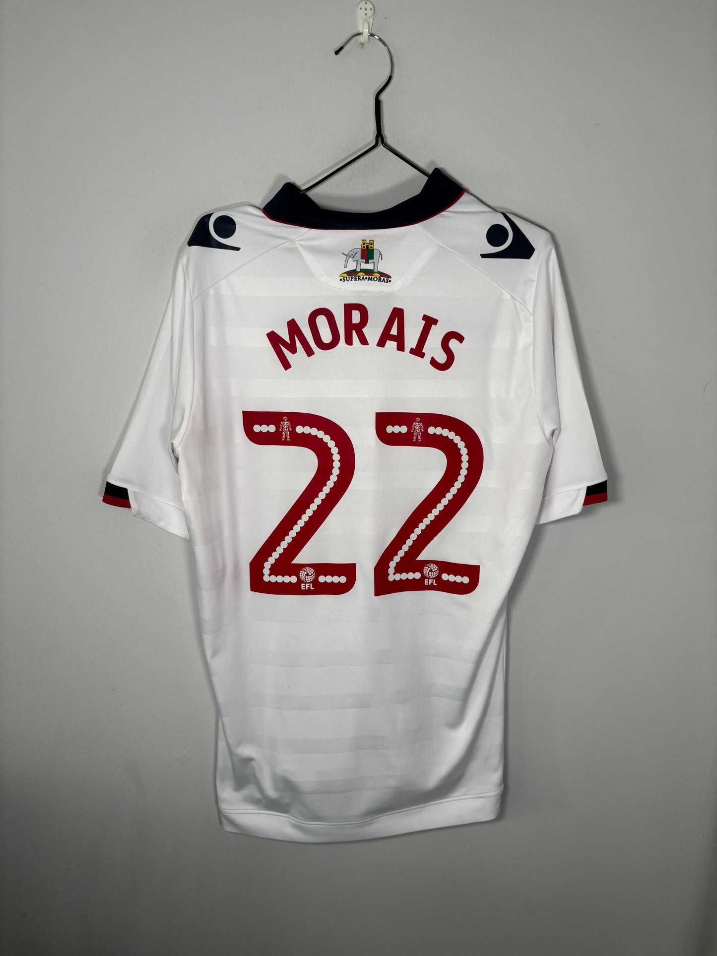 Bolton Wanderers Home Shirt 2016/17 Morais (XL)