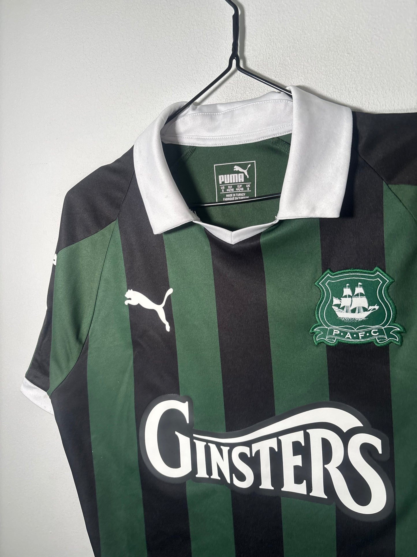 Plymouth Argyle Home Shirt 2018/19 Lameiras (S)