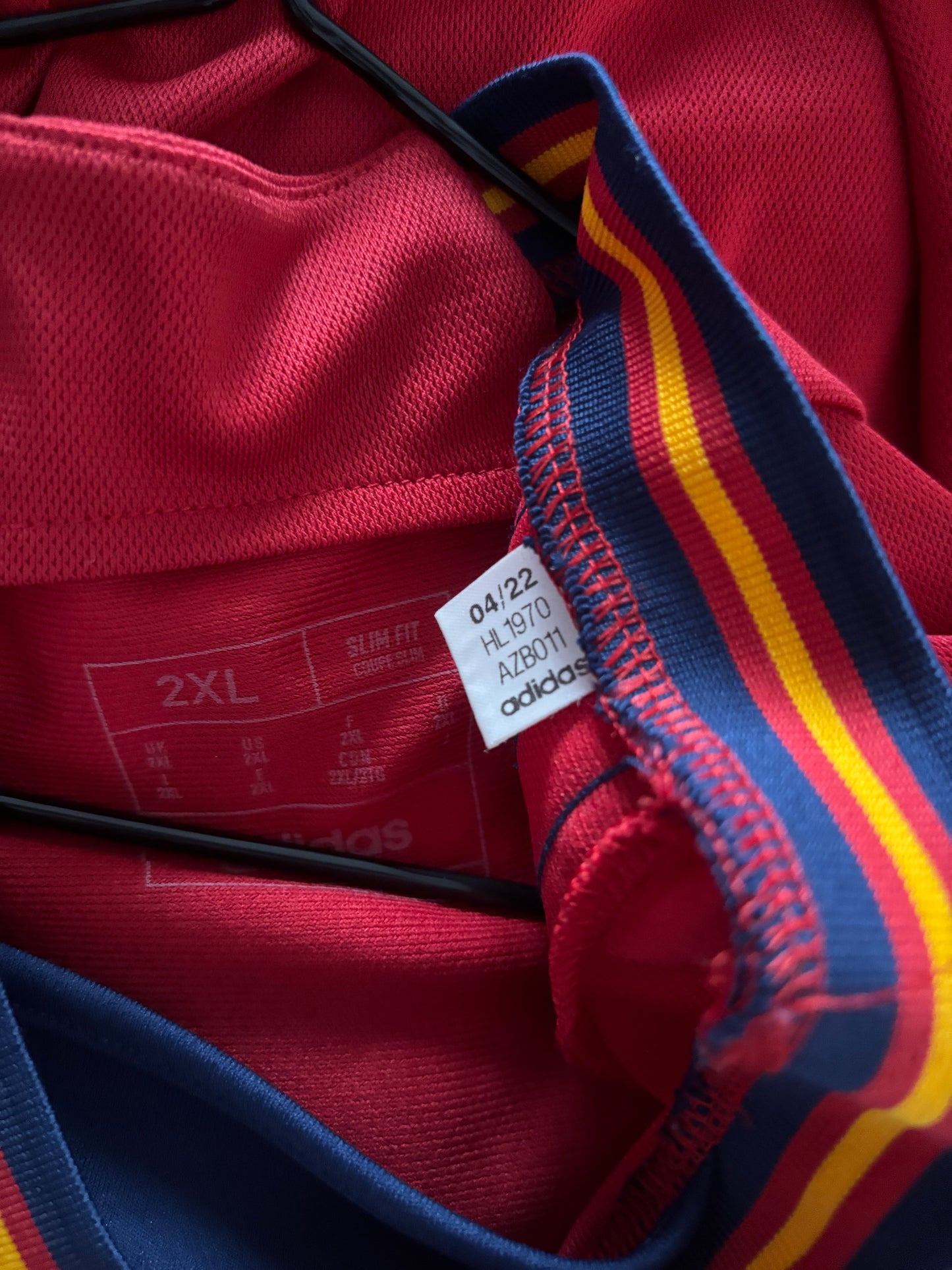 Spain Home Shirt 2022 (XXL)