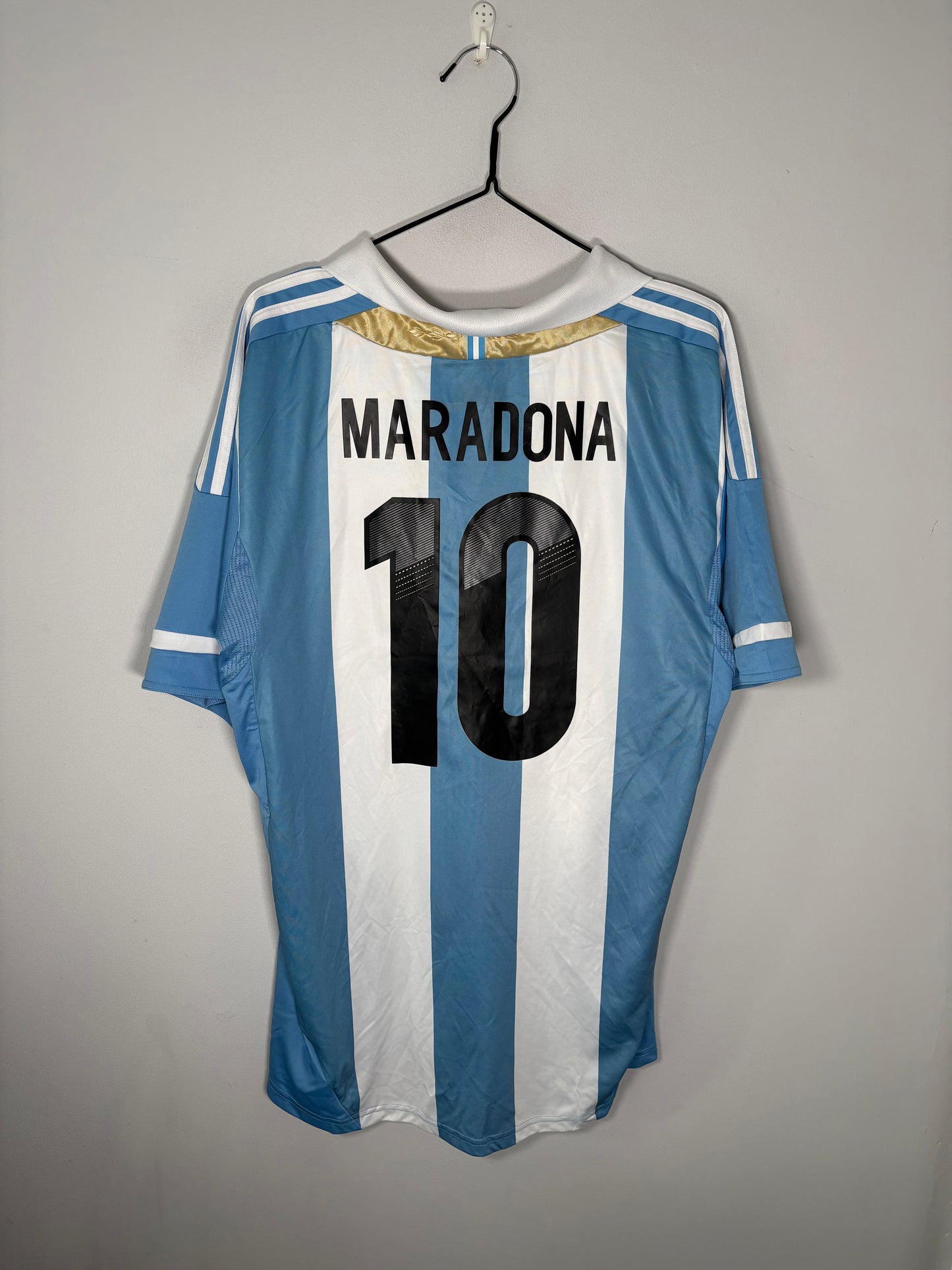 Argentina Home Shirt 2011 Maradona (XL)