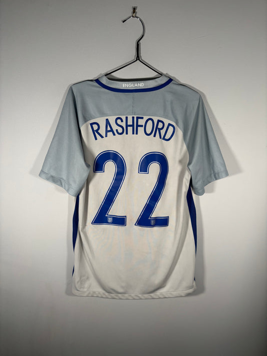 England Home Shirt 2016 Rashford (M)