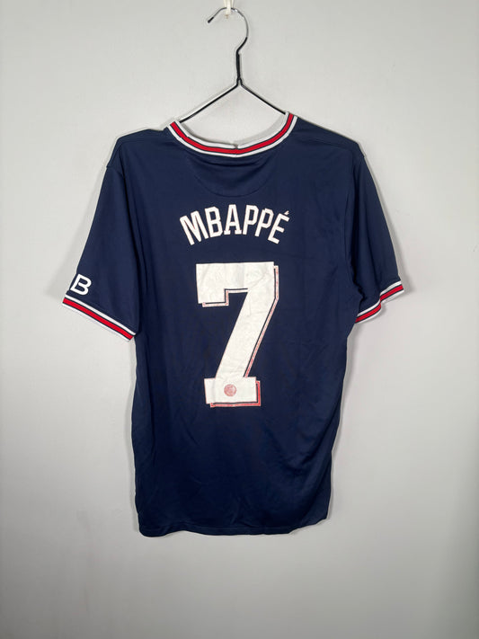 PSG Home Shirt 2021/22 Mbappe (L)
