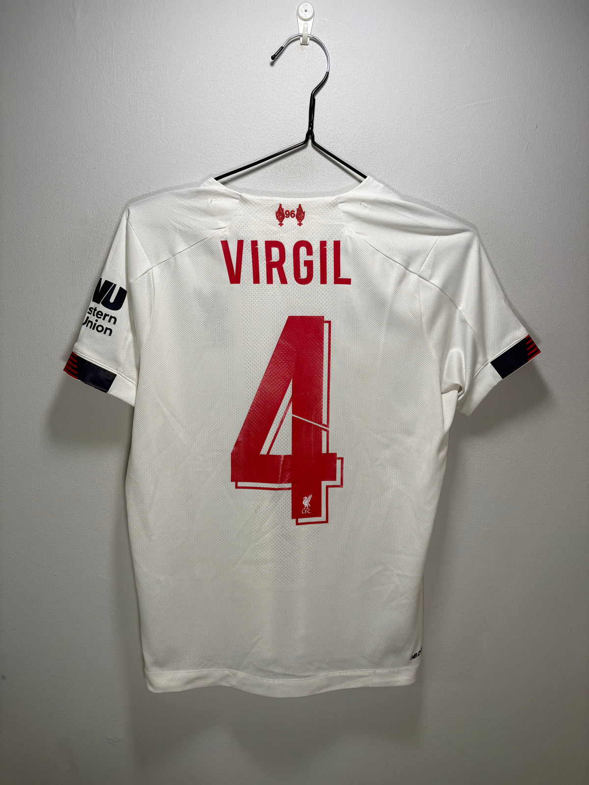 Camiseta auténtica de visitante del Liverpool 2019/20 Virgil Van Dijk (LK)