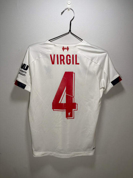 Camiseta auténtica de visitante del Liverpool 2019/20 Virgil Van Dijk (LK)