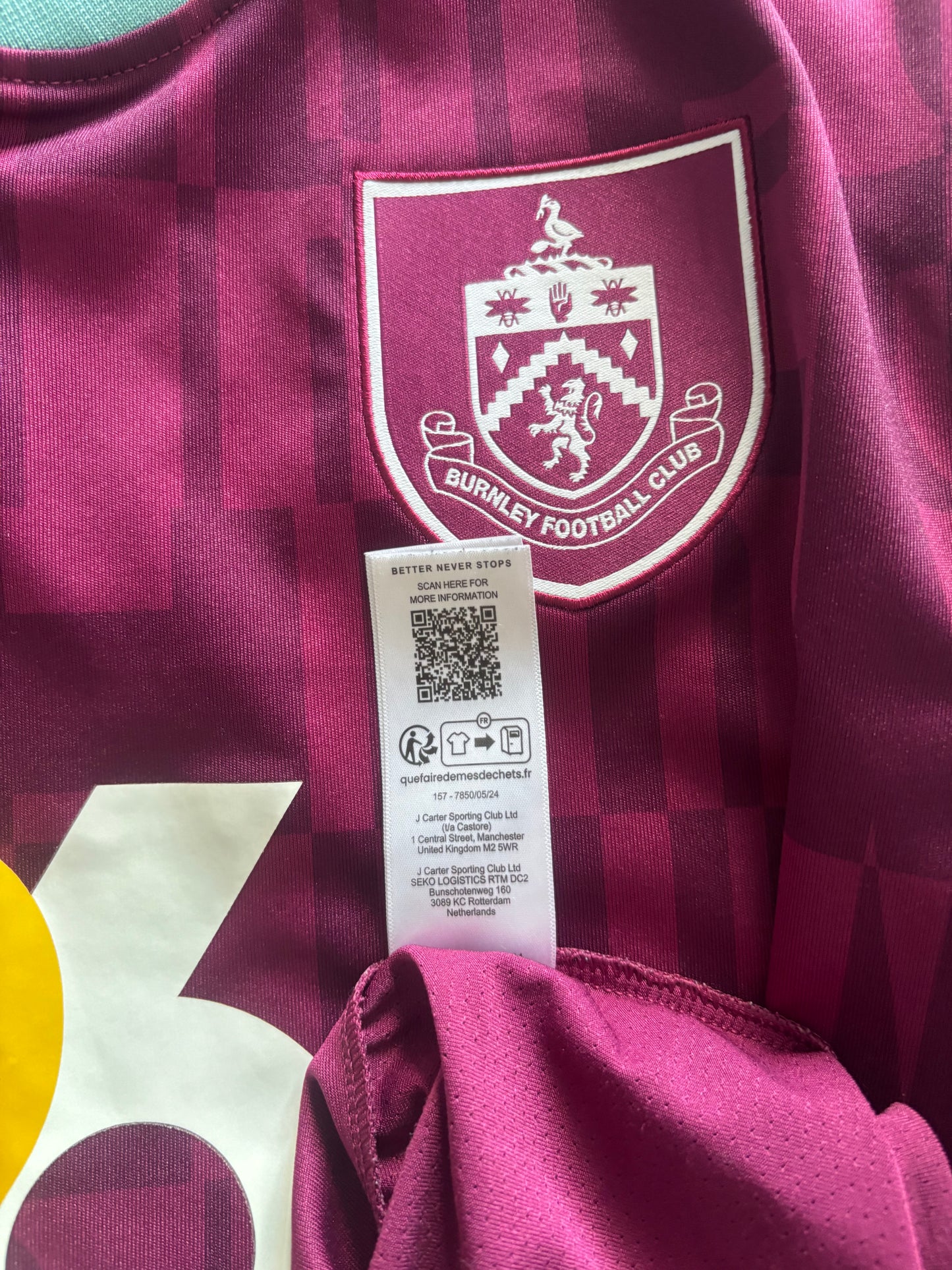Burnley Home Shirt 2024/25 (XL)
