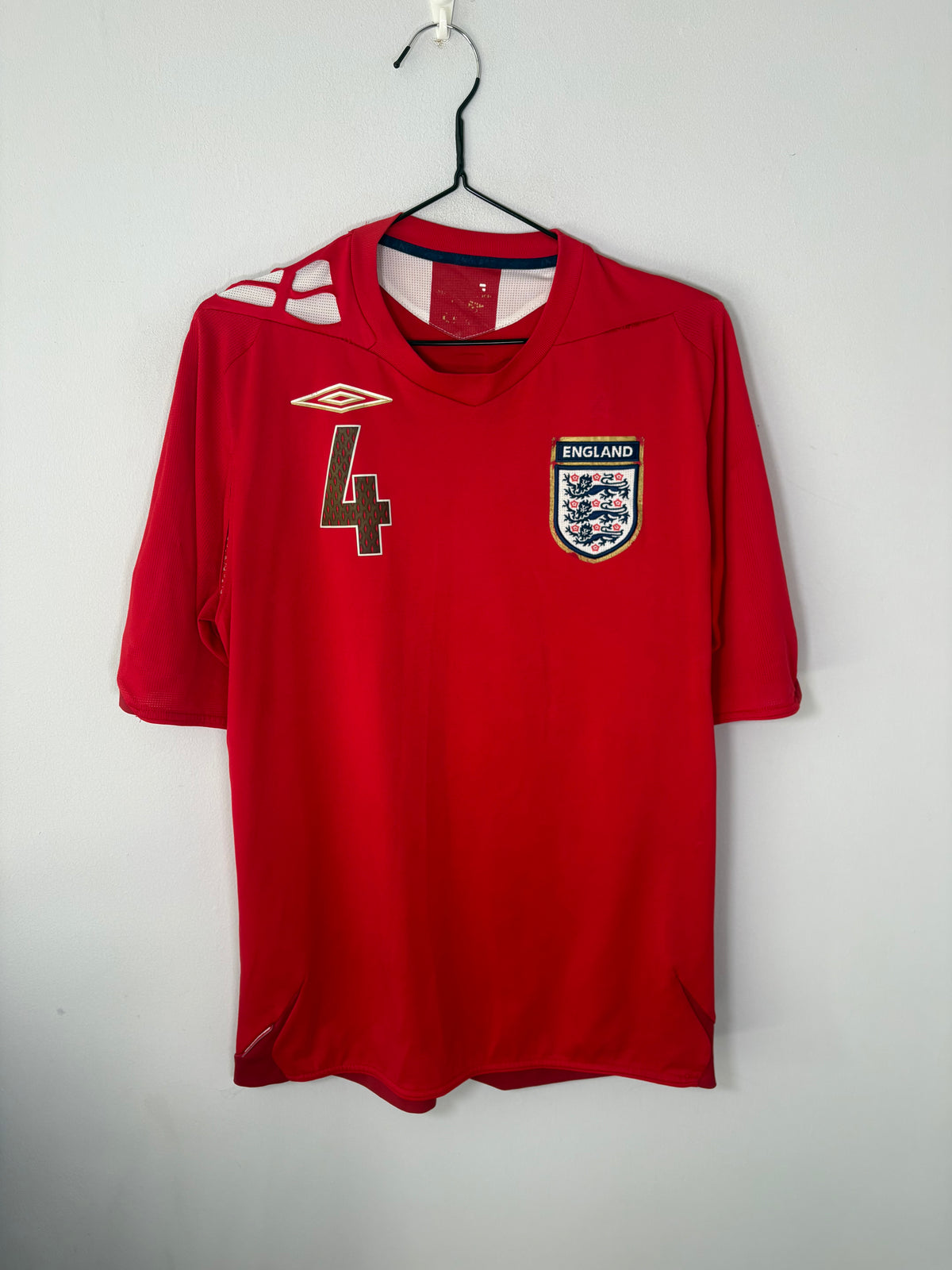 England Away Shirt 2006 Steven Gerrard (M)