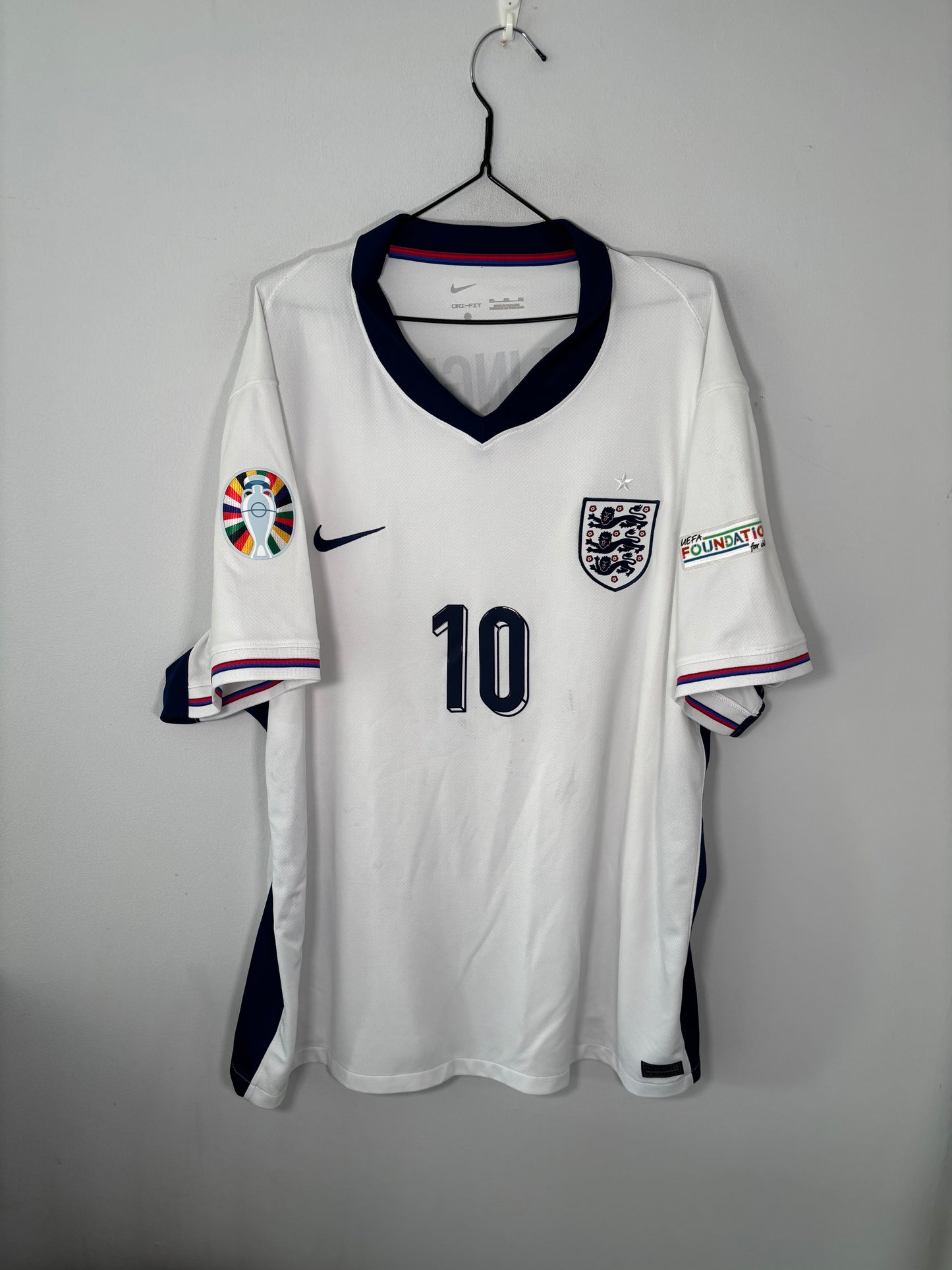 England Home Shirt 2024 Jude Bellingham (XXL)