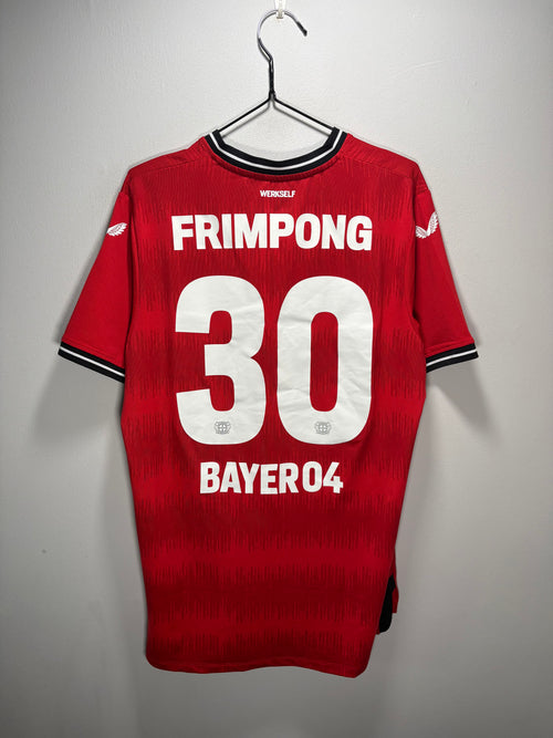 Bayer Leverkusen Autentisk Hjemmebanetrøje 2022/23 Frimpong (L)