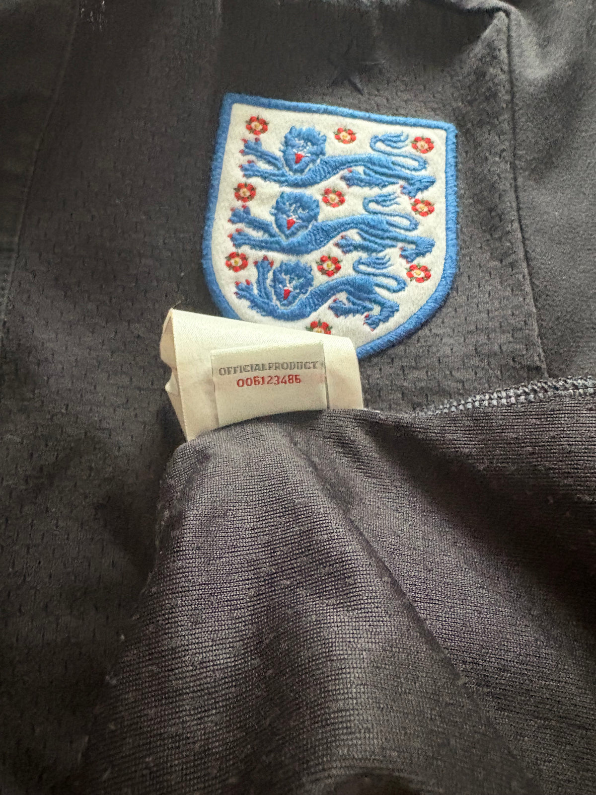 England Authentic Away Shirt 2012 Ashley Young (M)