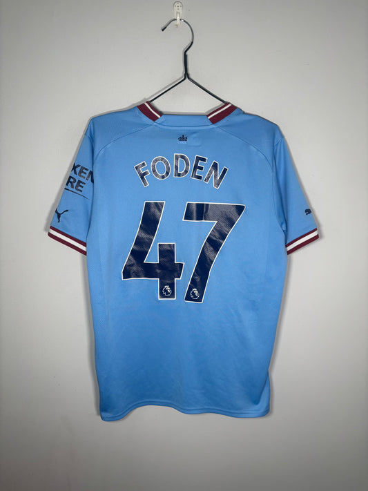 Manchester City Home Shirt 2022/23 Foden (M)
