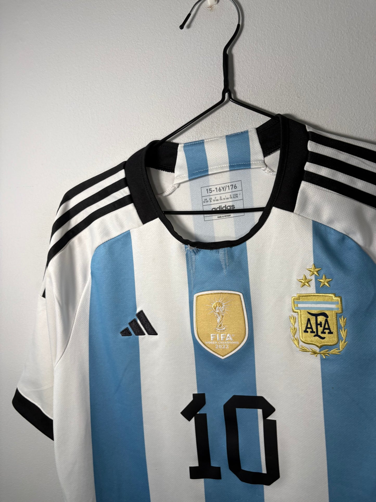 Argentina Home Shirt 2022 Messi (XLK)