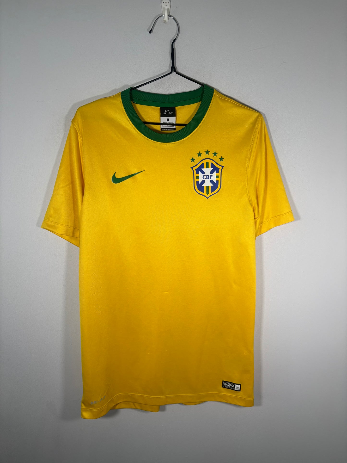 Brazil Home Shirt 2014/15 Player Issue (S)