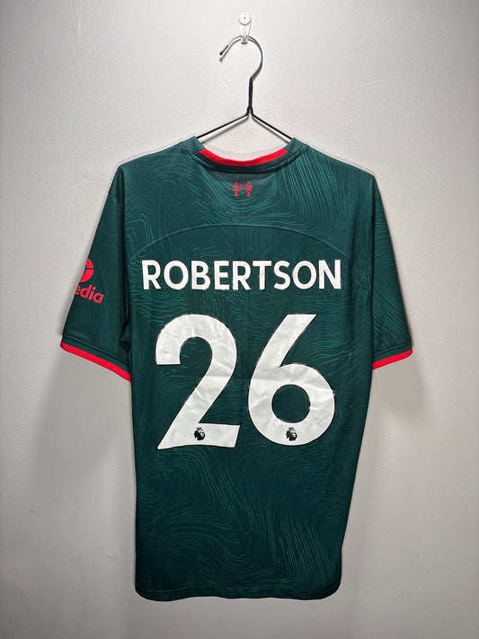 Tercera camiseta auténtica del Liverpool 2022/23 Robertson (L)