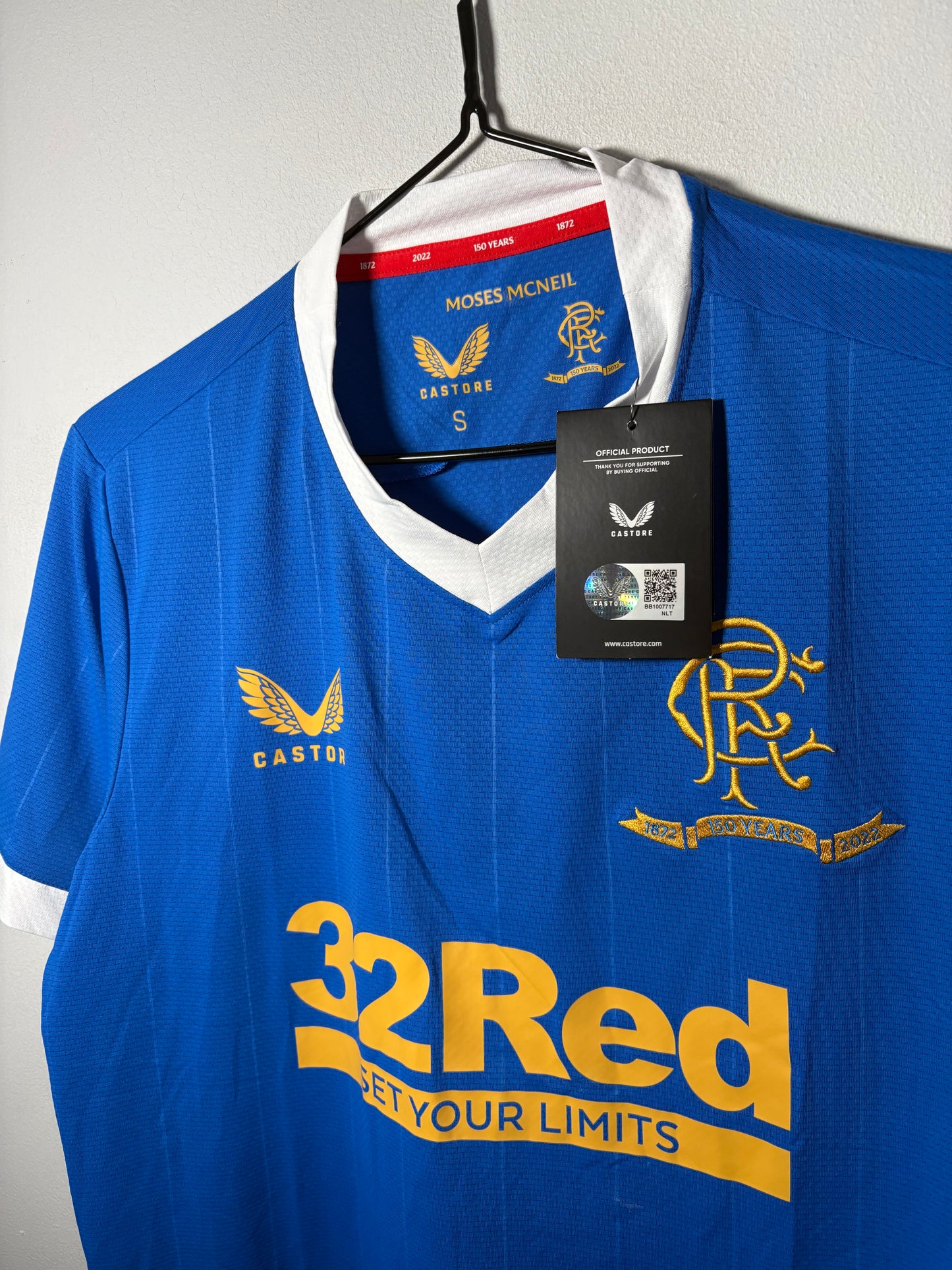 Rangers Home Shirt BNWT 2021/22 (S)